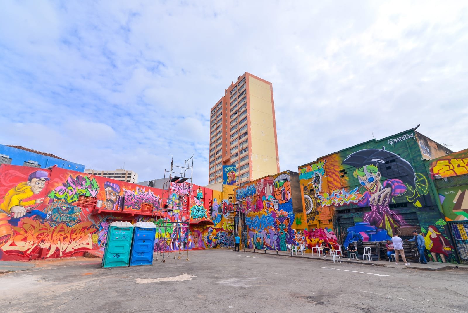 Beco da Codorna em Goiânia para ensaio pré-wedding