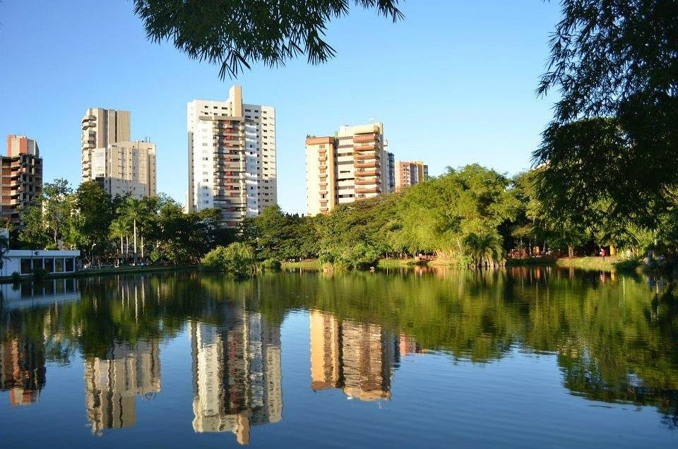 Área verde do Bosque dos Buritis em Goiânia