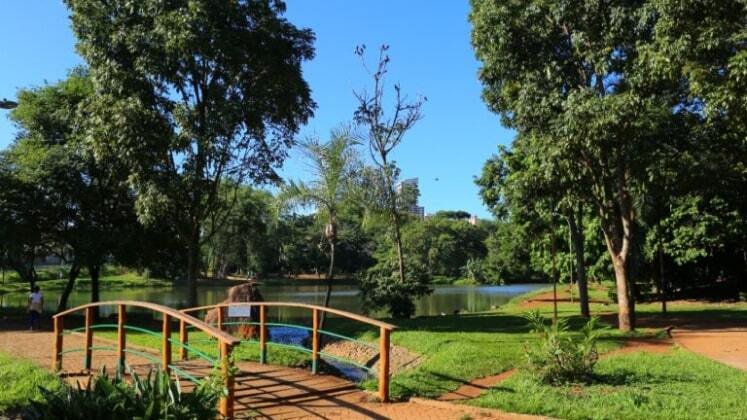 Parque Areião em Goiânia para ensaio pré-wedding