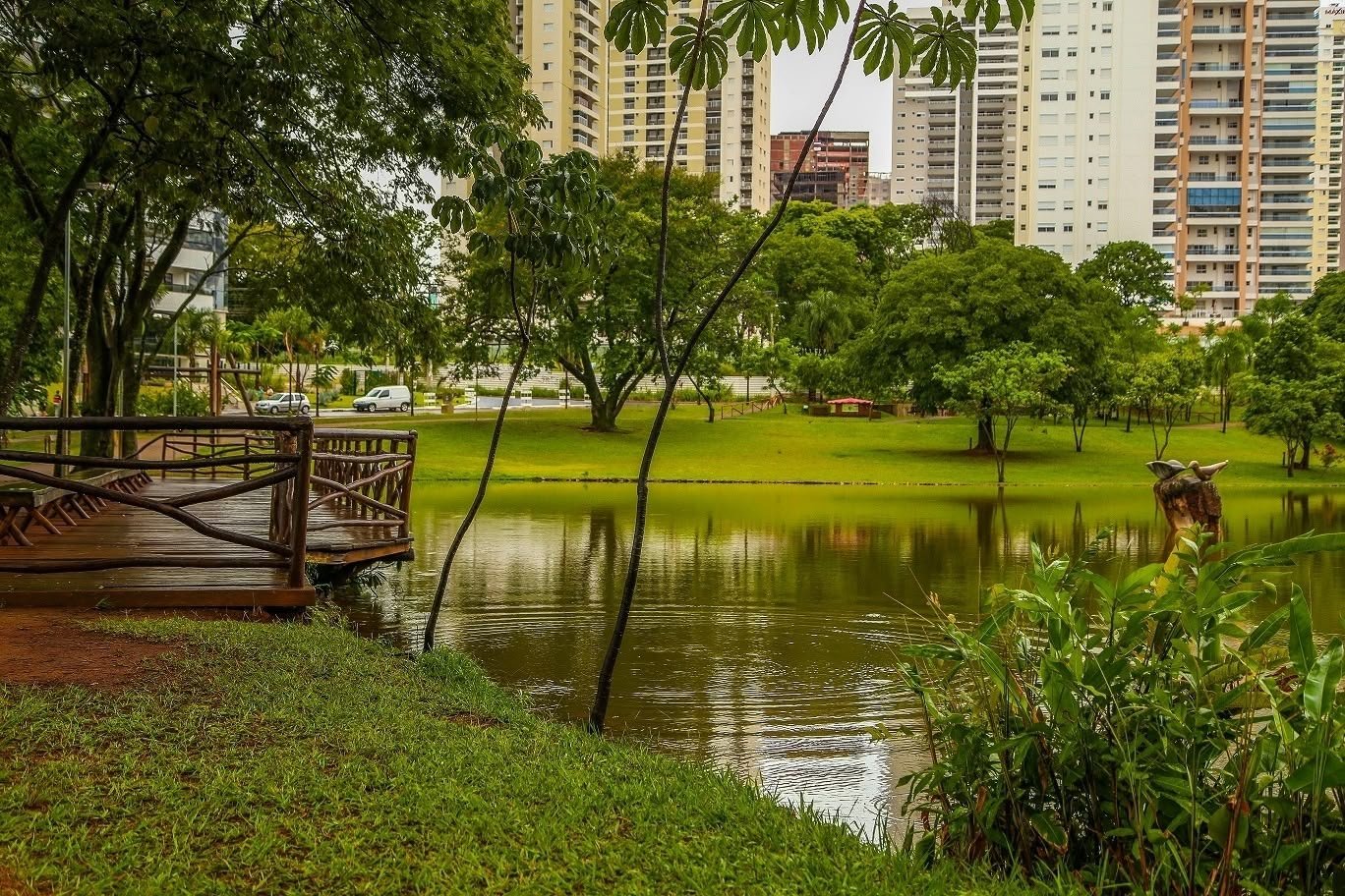 Parque Flamboyant em Goiânia para ensaio pré-wedding